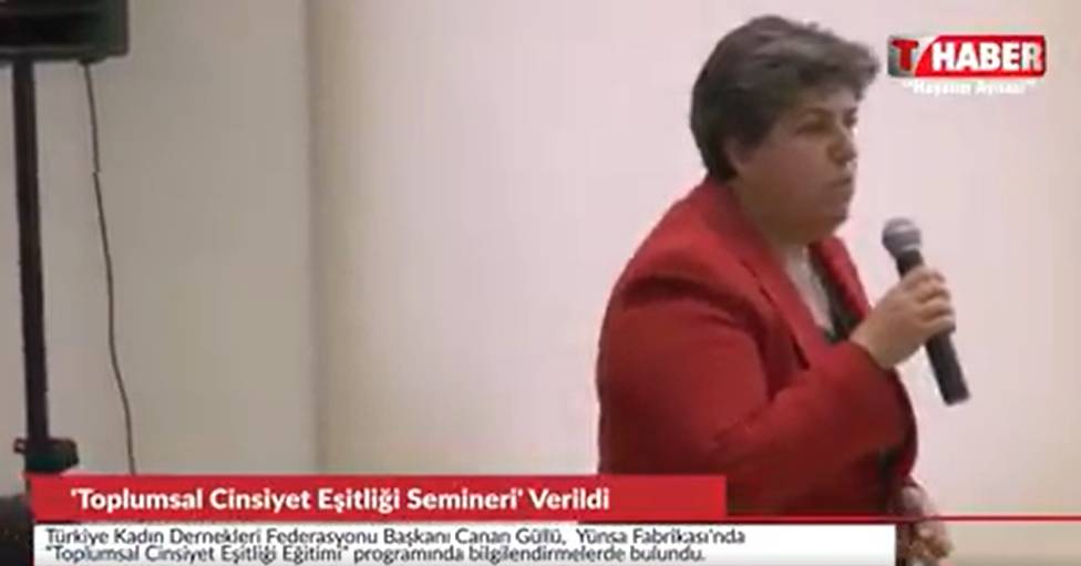 BAŞKANIMIZ AKAY TOPLUMSAL CİNSİYET EŞİTLİĞİ EĞİTİM SEMİNERİNE KATILDI